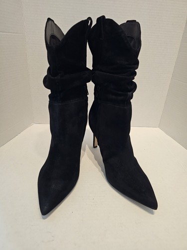 Suede nine west - nine, black
